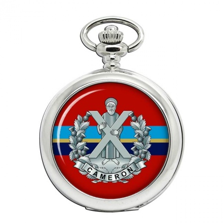 Queen's Own Cameron Highlanders, British Army Pocket Watch