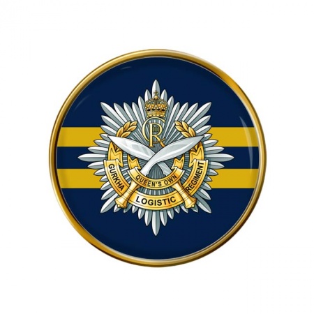 Queen's Own Gurkha Logistic Regiment (QOGLR), British Army CR Pin Badge
