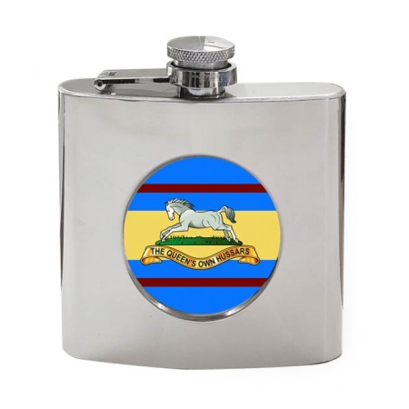 Queen's Own Hussars (QOH), British Army Hip Flask