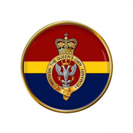 Queen's Own Mercian Yeomanry, British Army Pin Badge