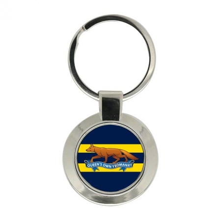 Queen's Own Yeomanry (QOY), British Army Key Ring