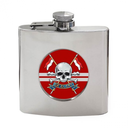 Queen's Royal Lancers, British Army Hip Flask