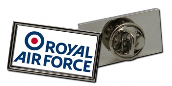 Royal Air Force Logo Rectangle Pin Badge