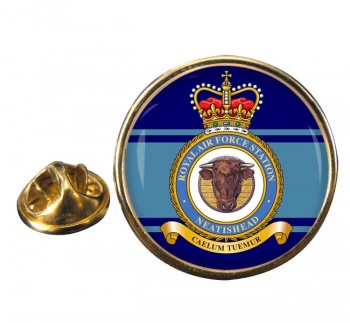 RAF Station Neatishead Round Pin Badge