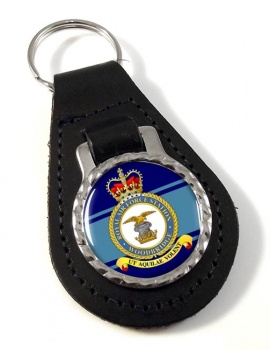 RAF Station Woodbridge Leather Key Fob