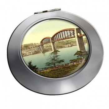 Royal Albert Bridge Plymouth Chrome Mirror