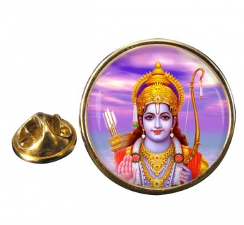 Rama Round Pin Badge