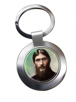 Grigori Rasputin Chrome Key Ring