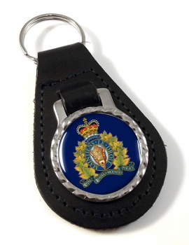 RCMP Leather Key Fob