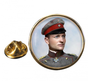 Manfred von Richthofen Round Pin Badge