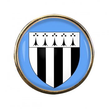 Rennes (France) Round Pin Badge