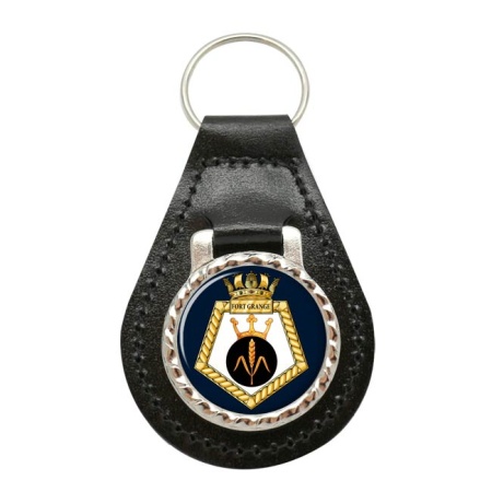 RFA Fort Grange, Royal Navy Leather Key Fob