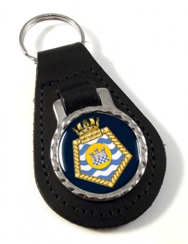 RFA Fort Duquiesne (Royal Navy) Leather Key Fob