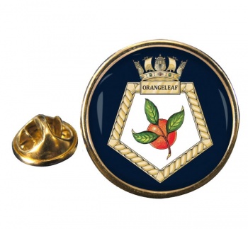 RFA Orangeleaf (Royal Navy) Round Pin Badge