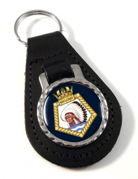 RFA Wave Chief (Royal Navy) Leather Key Fob