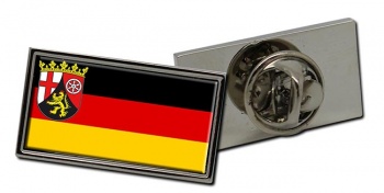 Rheinland-Pfalz (Germany_ Flag Pin Badge