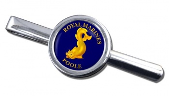 Royal Marines Reserves Poole Round Tie Clip