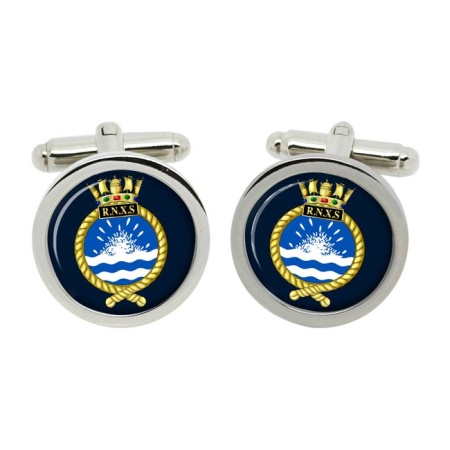 RNXS Royal Naval Auxiliary Service, Royal Navy Cufflinks in Box