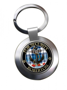 Roberton Scottish Clan Chrome Key Ring