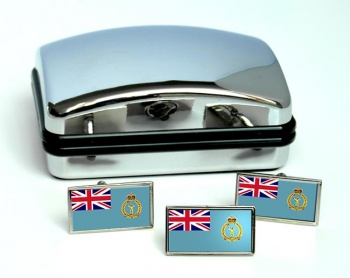 Royal Observer Corps (Royal Air Force) Rectangle Cufflink and Tie Pin Set