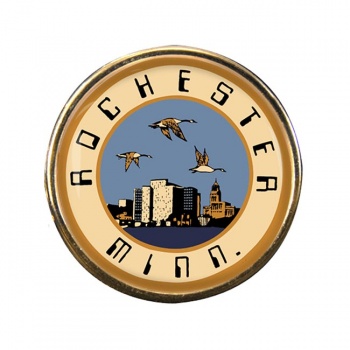 Rochester MN Round Pin Badge