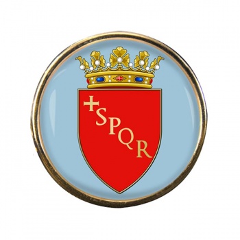Roma (Italy) Round Pin Badge