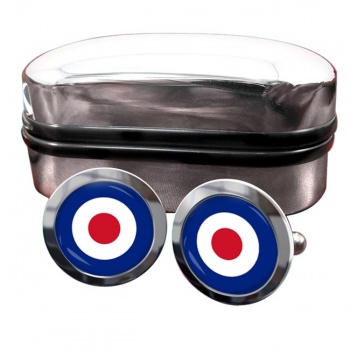 Royal Air Force Roundel Round Cufflinks