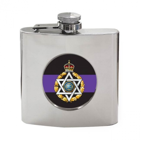 Royal Army Chaplains' Department (Jewish), British Army CR Hip Flask