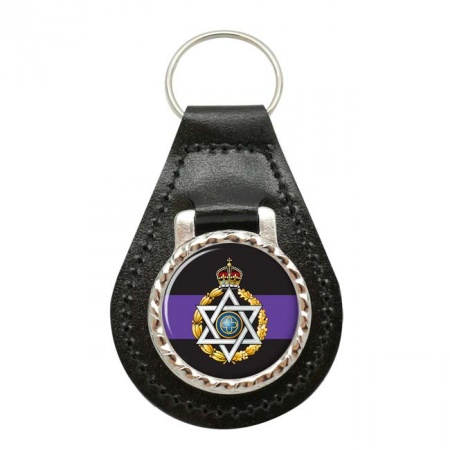 Royal Army Chaplains' Department (Jewish), British Army CR Leather Key Fob