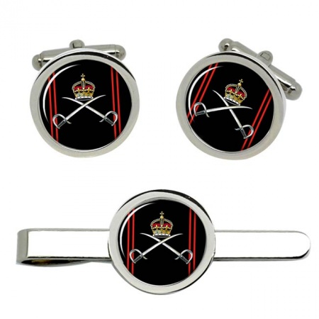 Royal Army Physical Training Corps, British Army CR Cufflinks and Tie Clip Set