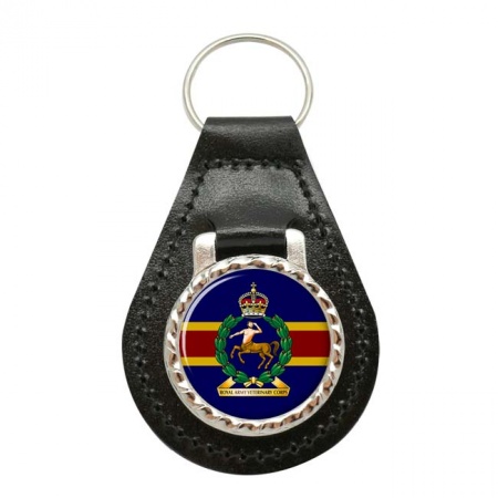 Royal Army Veterinary Corps (RAVC), British Army CR Leather Key Fob