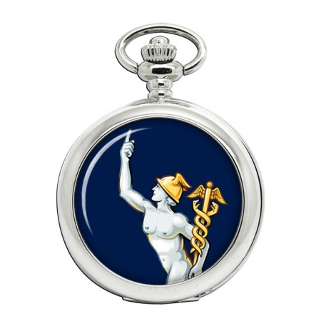 Royal Corps of Signals Mercury Symbol, British Army Pocket Watch