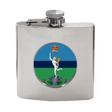 Royal Corps of Signals, British Army ER Hip Flask
