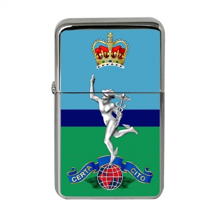 Royal Corps of Signals Mercury Symbol, British Army Flip Top Lighter