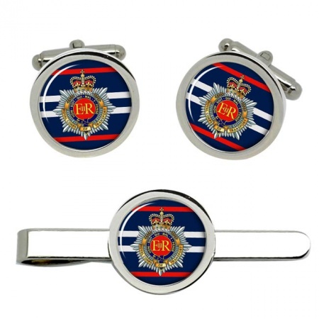 Royal Corps of Transport (RCT), British Army Cufflinks and Tie Clip Set