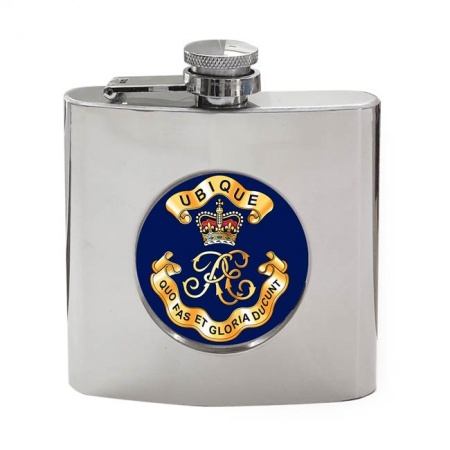Corps of Royal Engineers (RE) Cypher, British Army Hip Flask