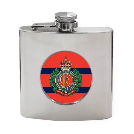 Corps of Royal Engineers (RE, British Army CR Hip Flask