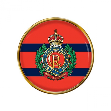 Corps of Royal Engineers (RE), British Army CR Pin Badge