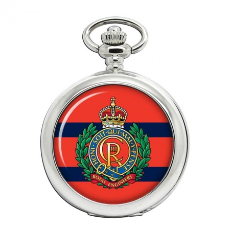 Corps of Royal Engineers (RE), British Army ER Pocket Watch