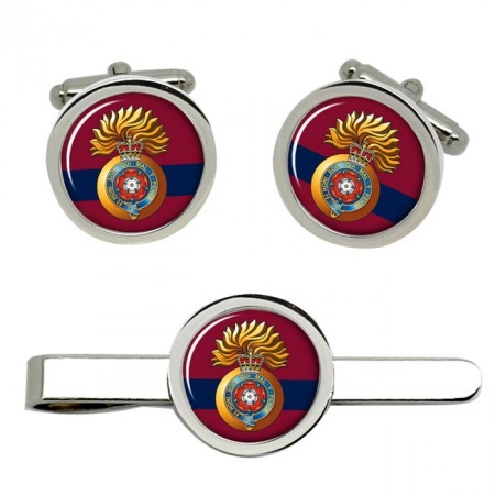 Royal Fusiliers (City of London Regiment) 1953, British Army Cufflinks and Tie Clip Set
