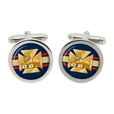 Royal Gloucestershire, Berkshire and Wiltshire Regiment, British Army Cufflinks in Chrome Box