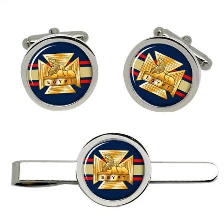 Royal Gloucestershire, Berkshire and Wiltshire Regiment, British Army Cufflinks and Tie Clip Set