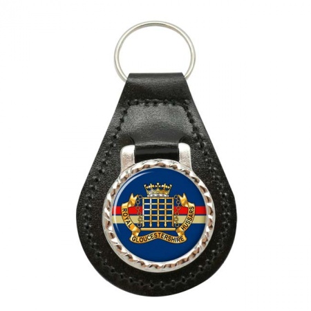 Royal Gloucestershire Hussars, British Army Leather Key Fob