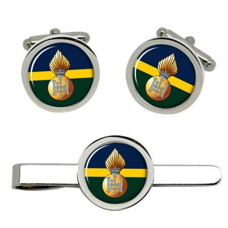 Royal Highland Fusiliers, British Army Cufflinks and Tie Clip Set