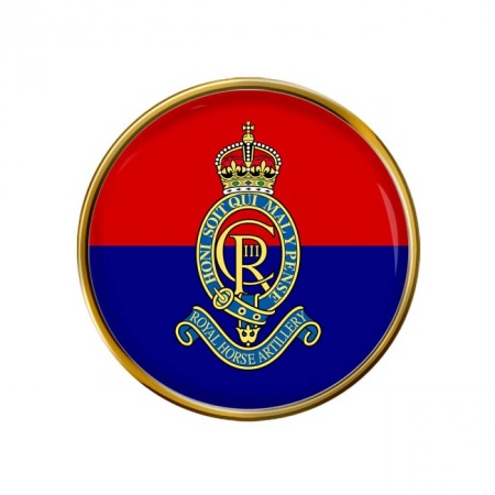 Royal Horse Artillery (RHA), British Army CR Pin Badge