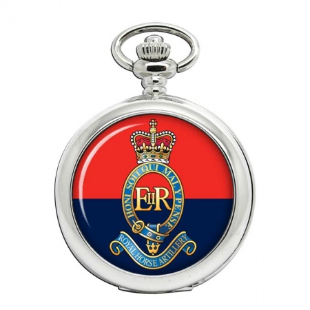 Royal Horse Artillery (RHA), British Army ER Pocket Watch