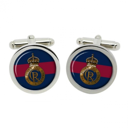 Royal Horse Guards and 1st Dragoons, British Army Cufflinks in Chrome Box