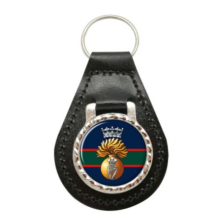 Royal Irish Fusiliers, British Army Leather Key Fob