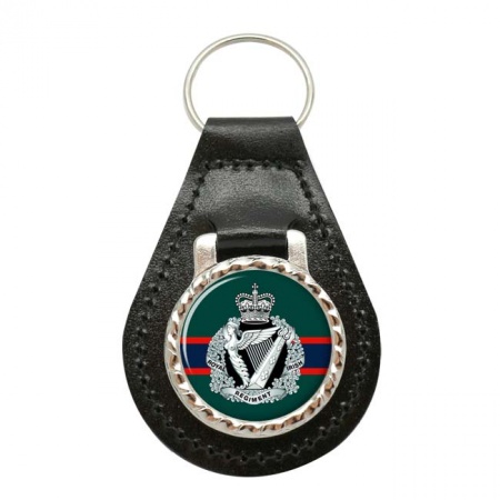 Royal Irish Regiment, British Army ER Leather Key Fob