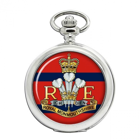 Royal Monmouthshire Royal Engineers (R Mon RE), British Army ER Pocket Watch